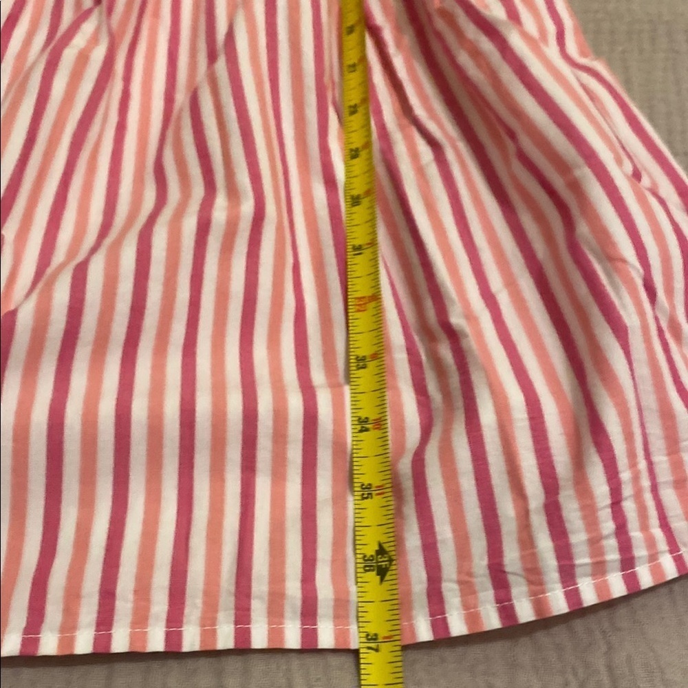 FREE ASSEMBLY Pink Tiered Midi Sundress with Spaghetti Straps. Size Xs - Picture 12 of 13